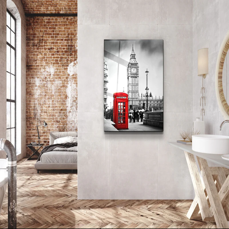 ・"London"・Glass Wall Art - Image 3