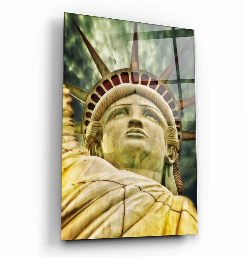 ・"Statue of Liberty"・Glass Wall Art