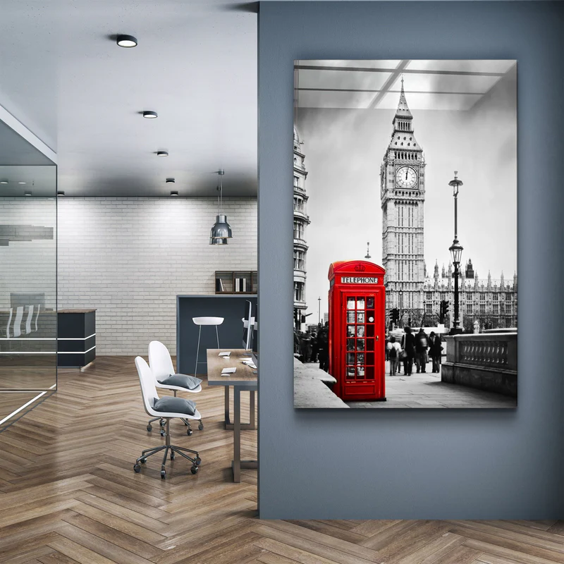 ・"London"・Glass Wall Art - Image 2