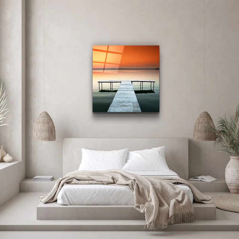 ・"Quay"・Glass Wall Art - Image 3