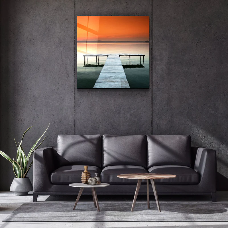 ・"Quay"・Glass Wall Art - Image 2
