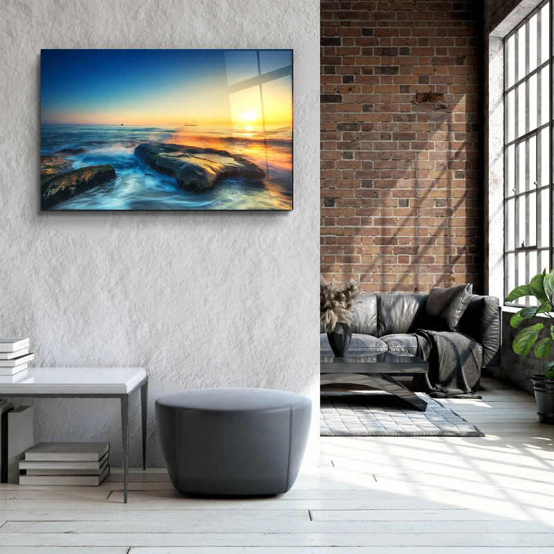 ・"Sea View"・Glass Wall Art - Image 3
