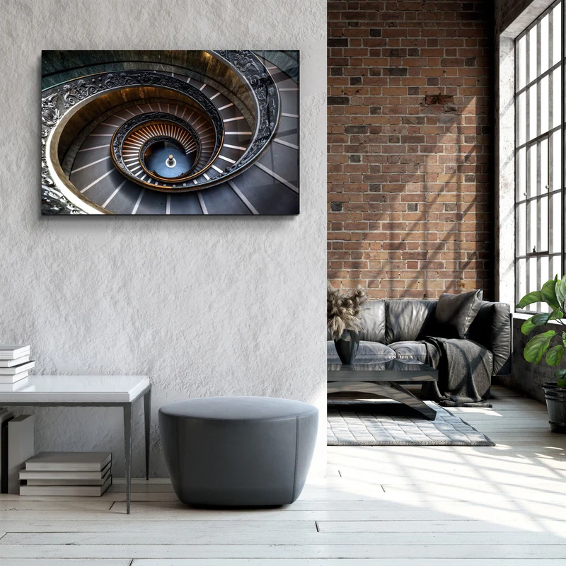 ・"Spiral"・Glass Wall Art - Image 3