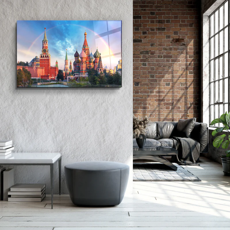 ・"Moscow - Russia"・Glass Wall Art - Image 3
