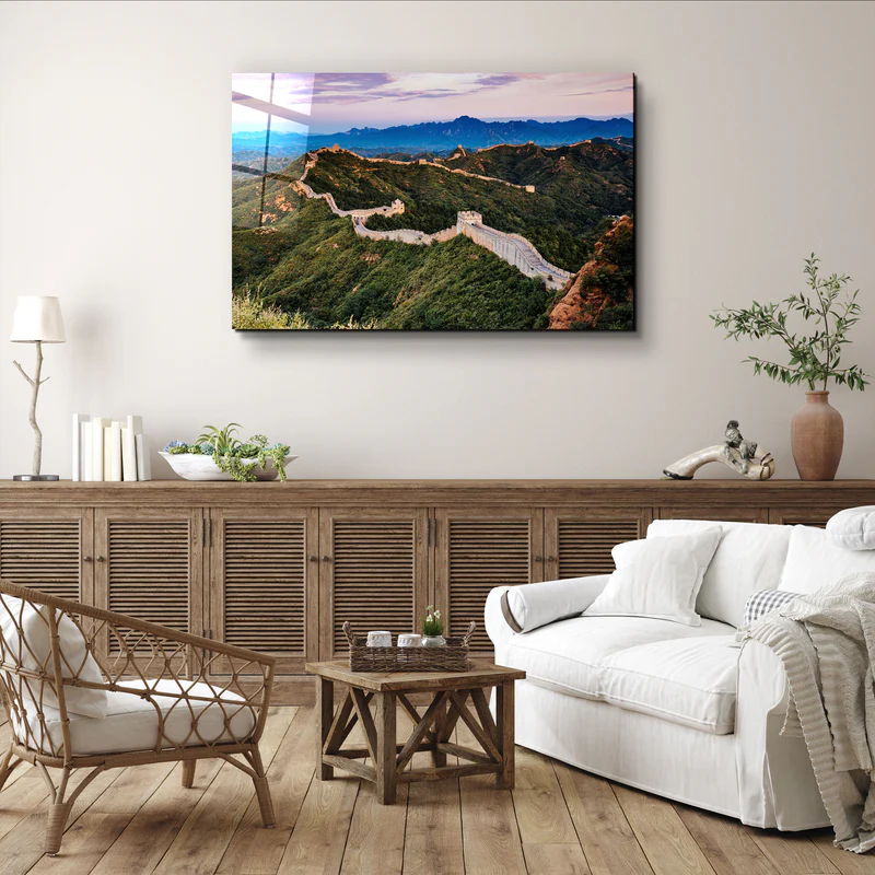 ・"The Great Wall of China"・Glass Wall Art - Image 2
