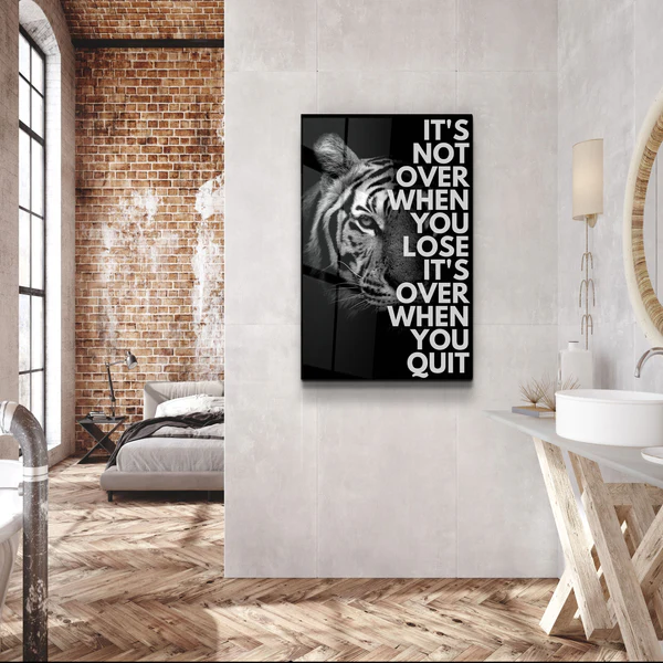 It is Not Over | Designers Collection Glass Wall Art - Image 3