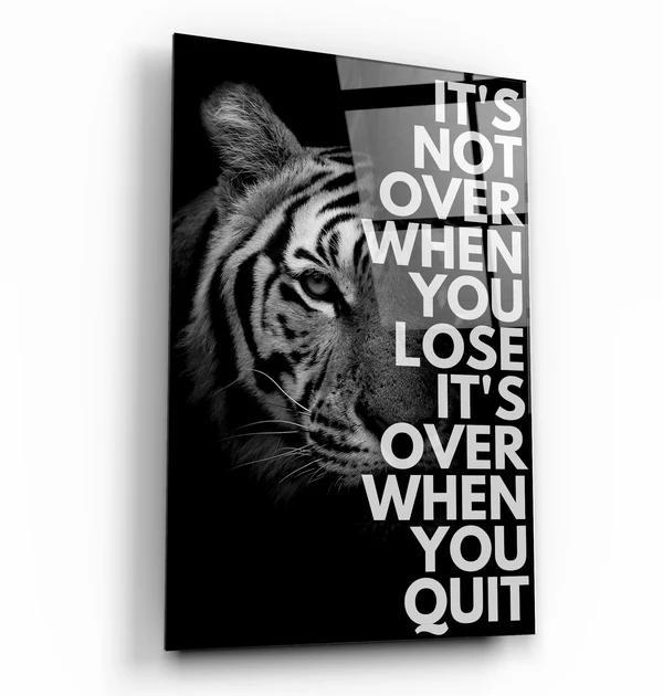 It is Not Over | Designers Collection Glass Wall Art)