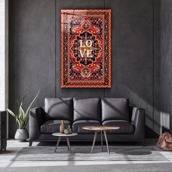 ・"Carpet Of Love"・Designers Collection Glass Wall Art - Image 2