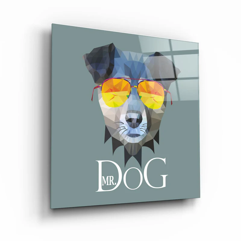 ・"Dog"・Glass Wall Art