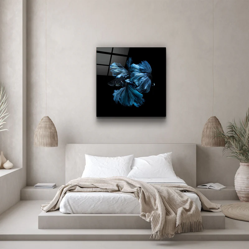 ・"Betta Fish"・Glass Wall Art - Image 3