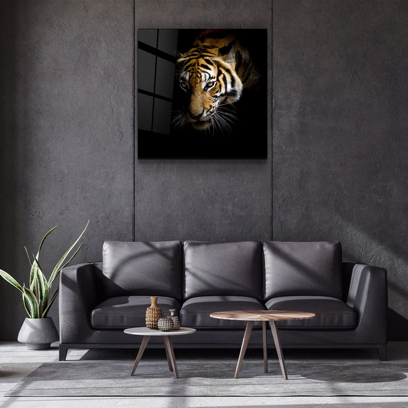 ・"Tiger"・Glass Wall Art - Image 2