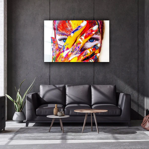 ・"Out of the Paint Box"・Glass Wall Art - Image 2