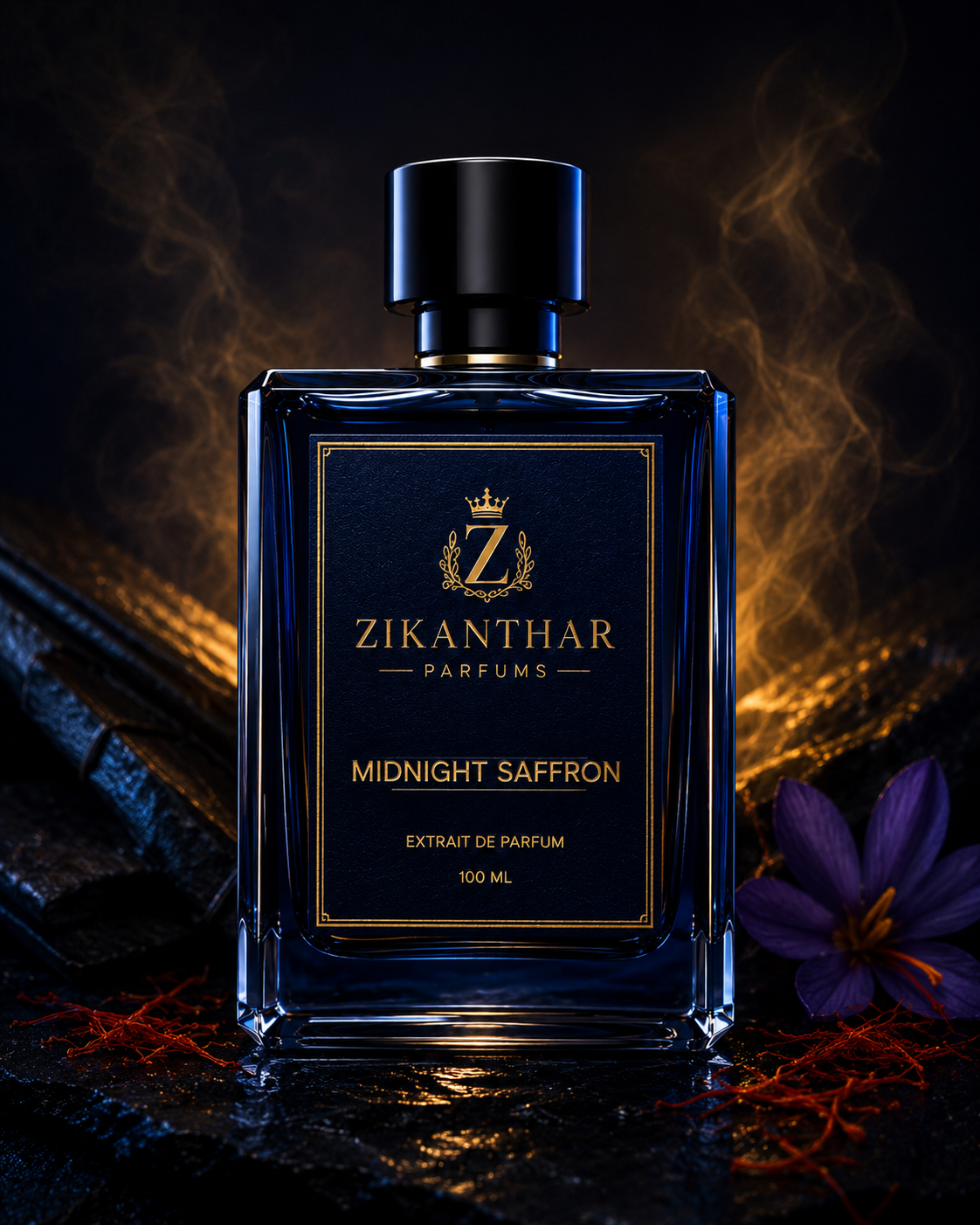 MIDNIGHT SAFFRON (A dark, magnetic fragrance born after sunset.)